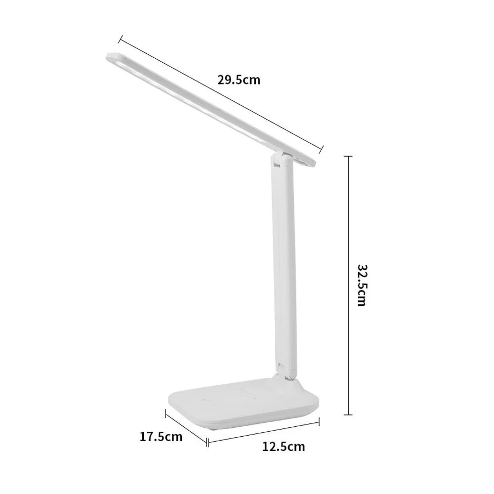 Dimmable LED Desk Lamp - USB Charge & Eye-Friendly