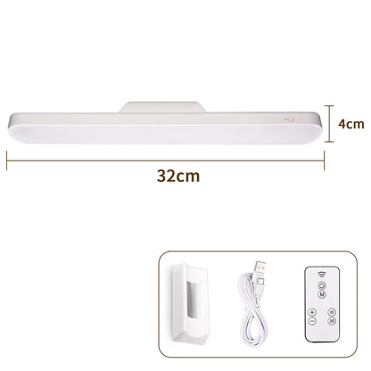 LED Desk Lamp: Magnetic, Dimmable, USB Rechargeable Light