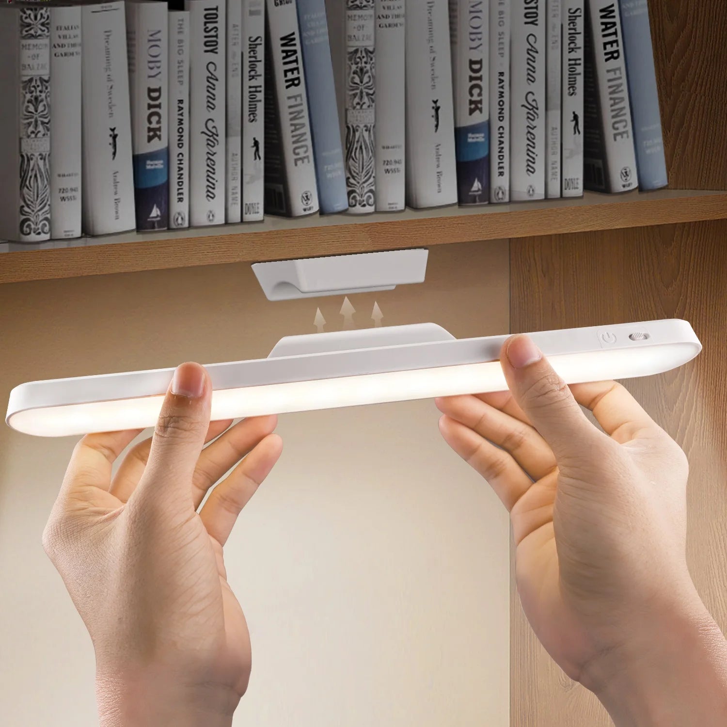 LED Desk Lamp: Magnetic, Dimmable, USB Rechargeable Light